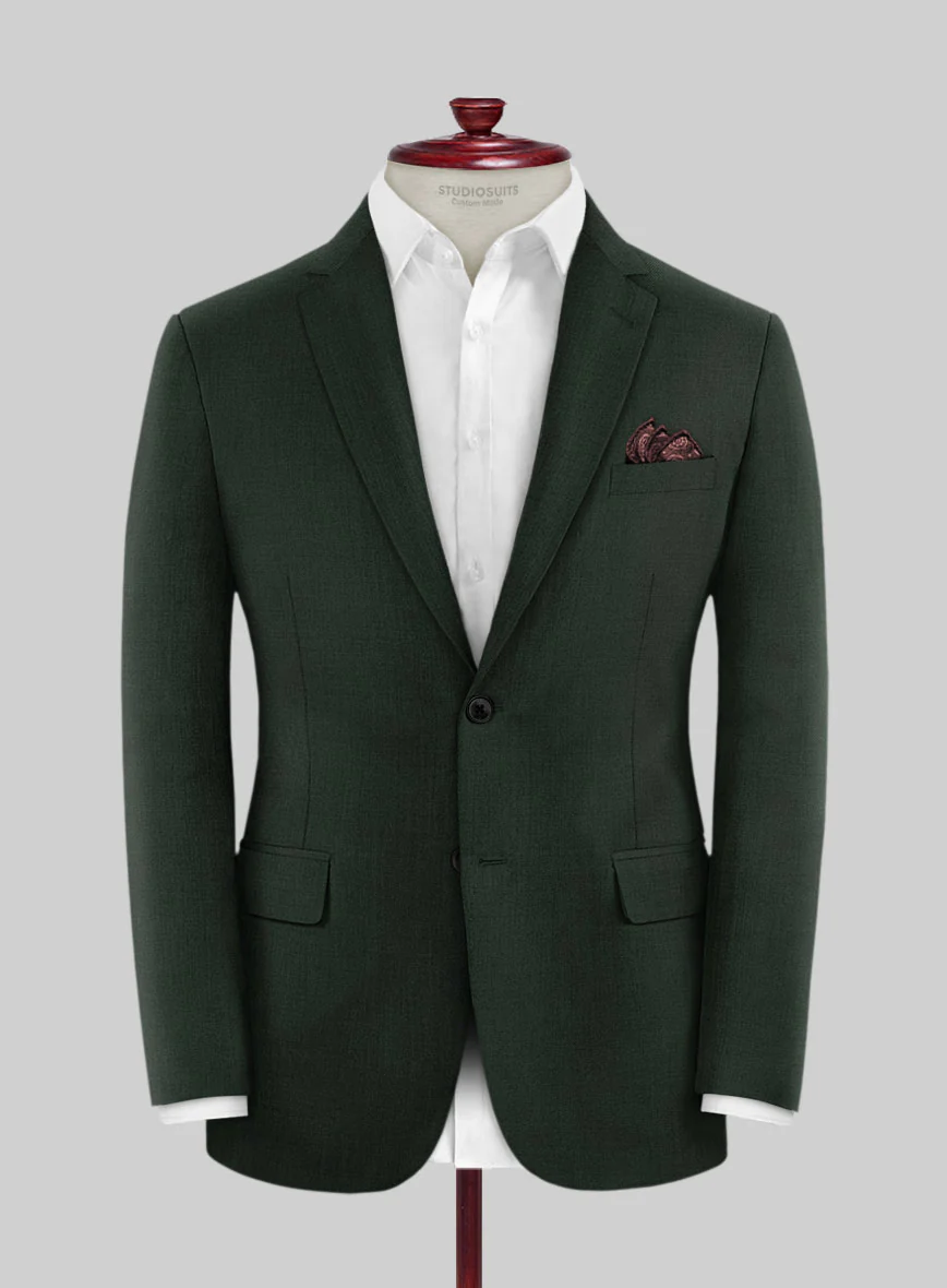 Napolean Dark Green Wool Jacket