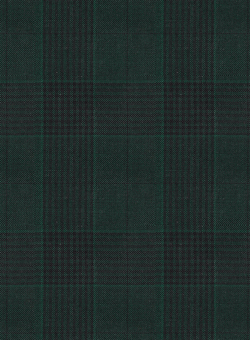 Napolean Devon Check Green Wool Pants - Image 3