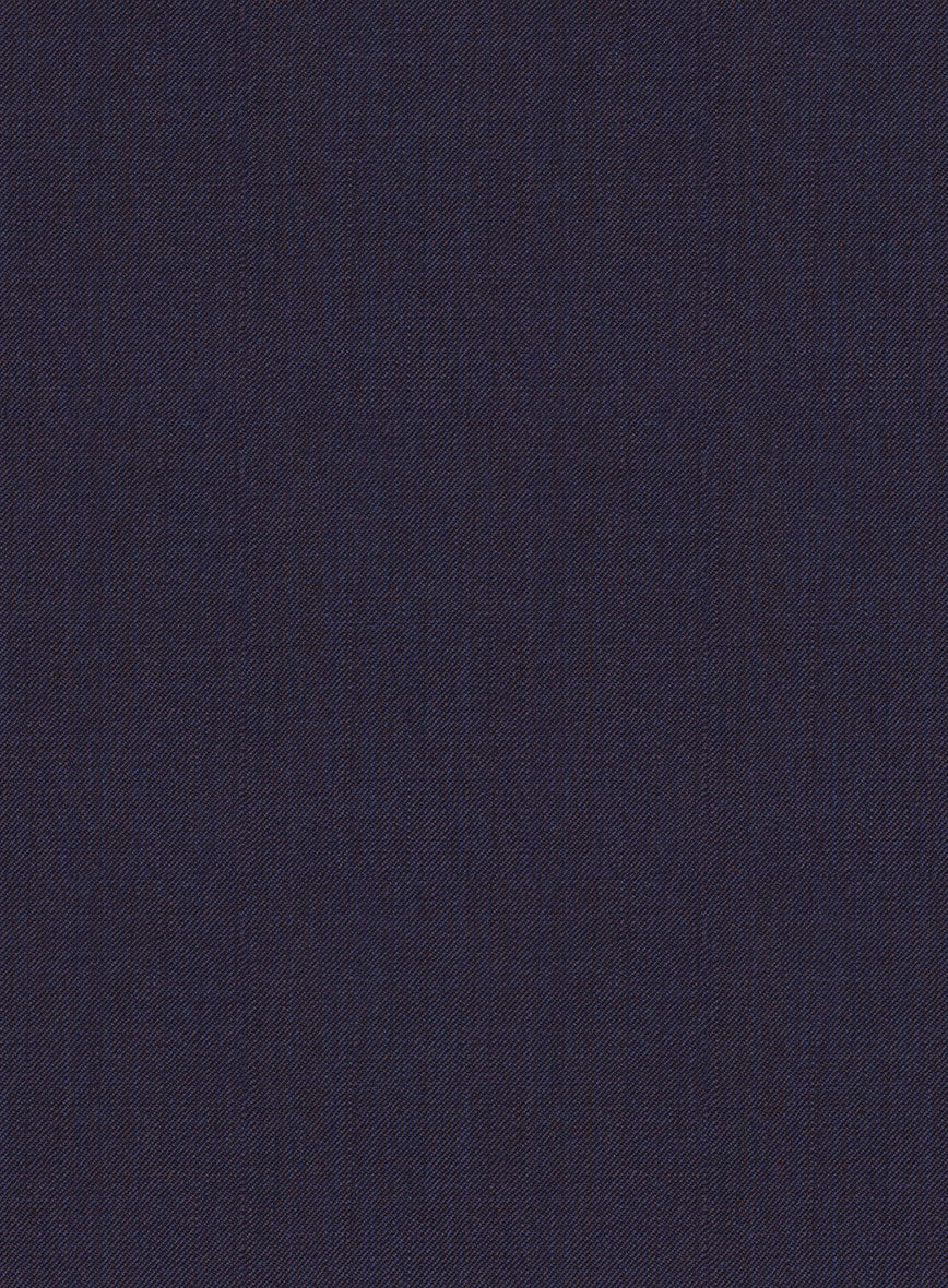 Napolean Eggplant Wool Double Breasted Suit - Image 4