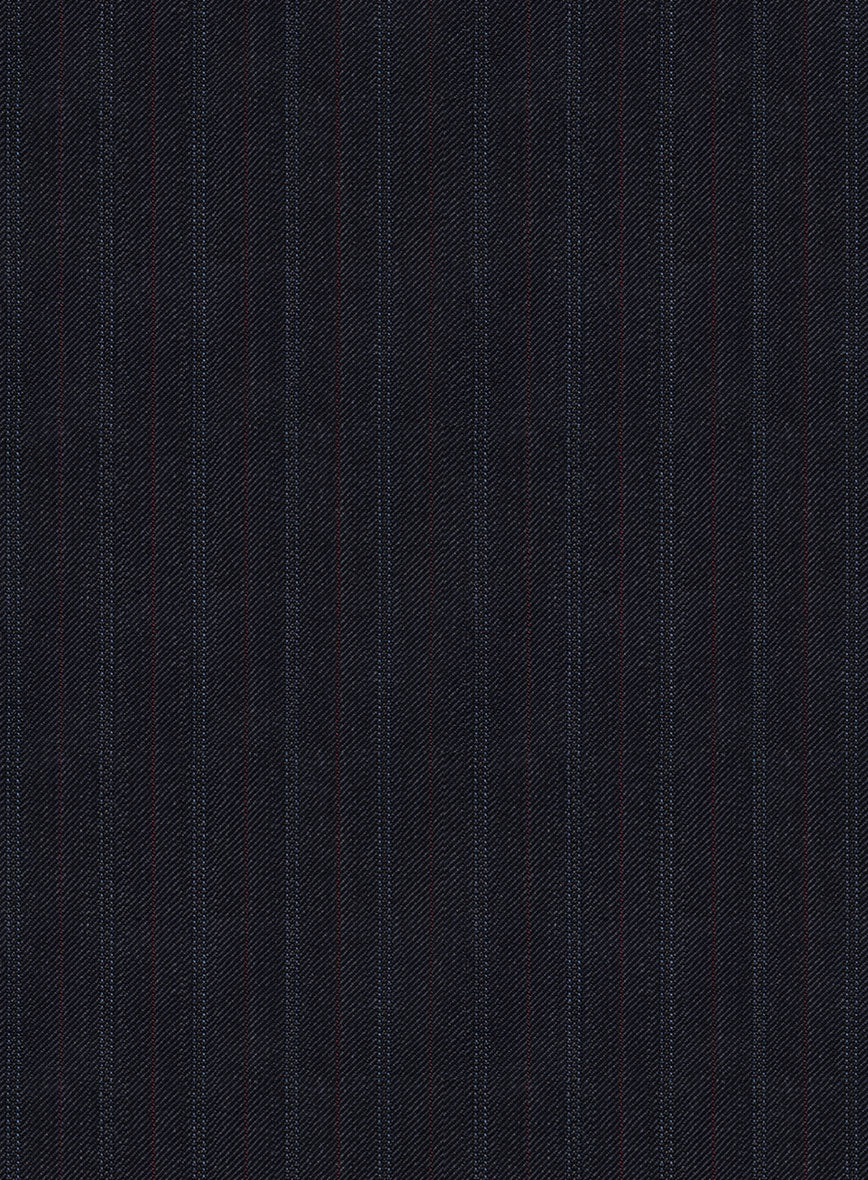 Napolean Elias Stripe Navy Wool Pants - Image 3
