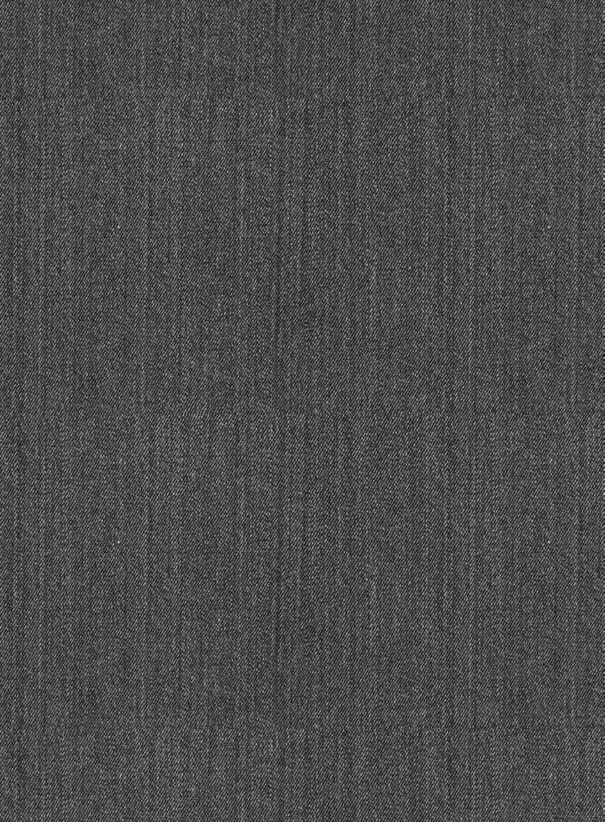 Napolean English Charcoal Wool Tuxedo Suit - Image 5