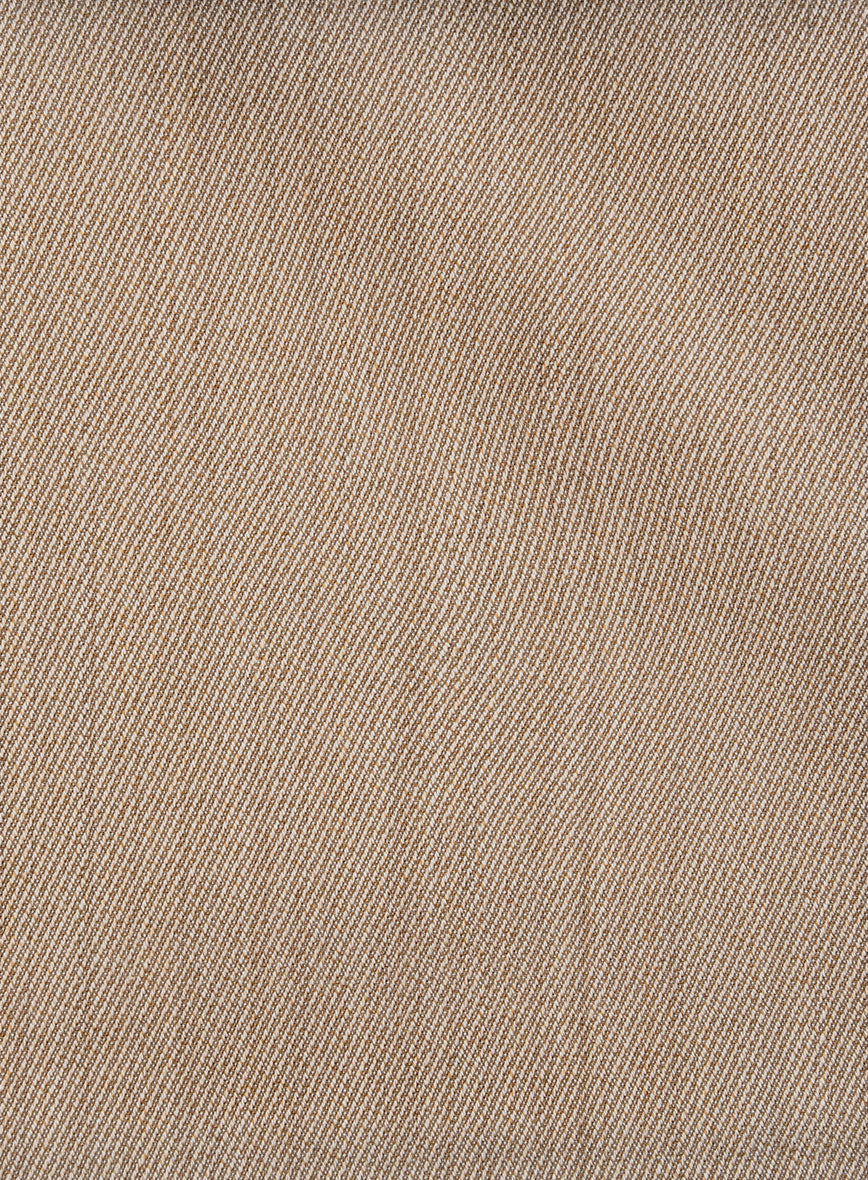 Napolean English Twill Light Brown Wool Pants - Image 3