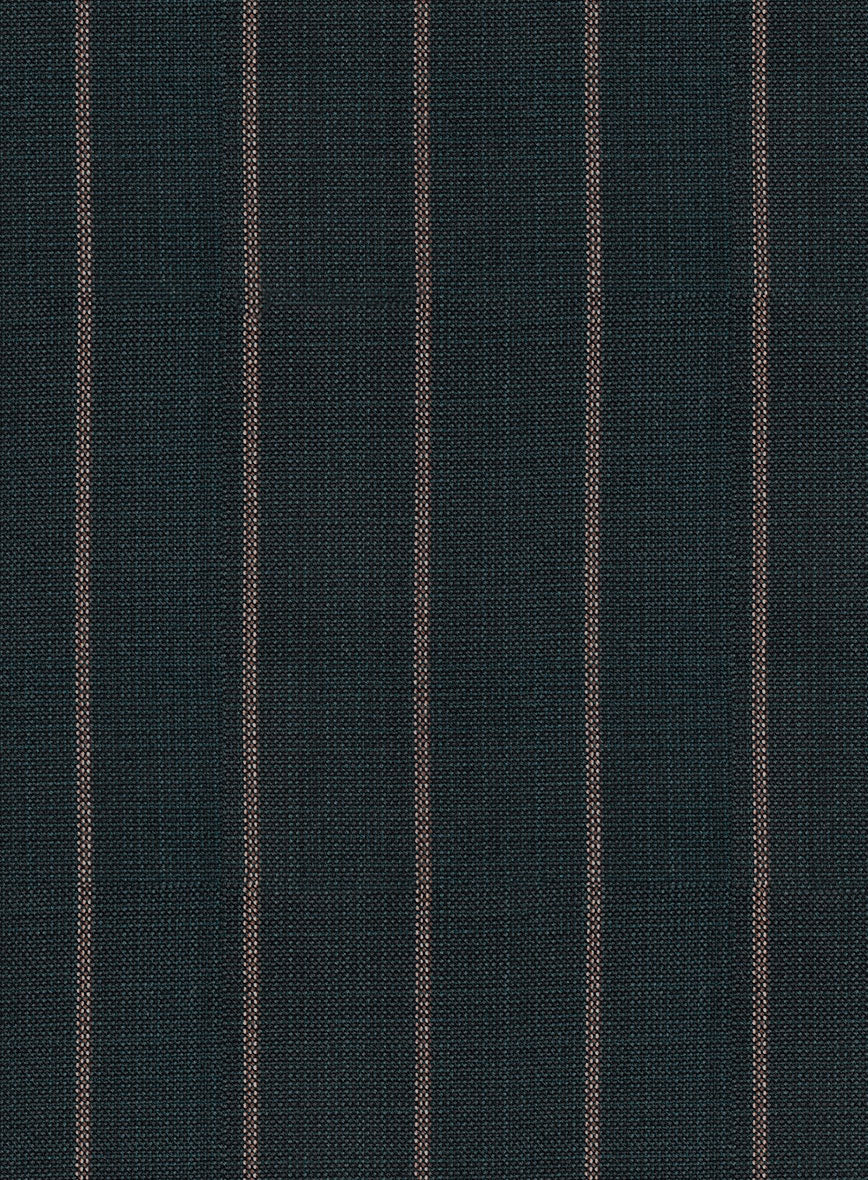 Napolean Gavino Stripe Green Wool Pants - Image 3