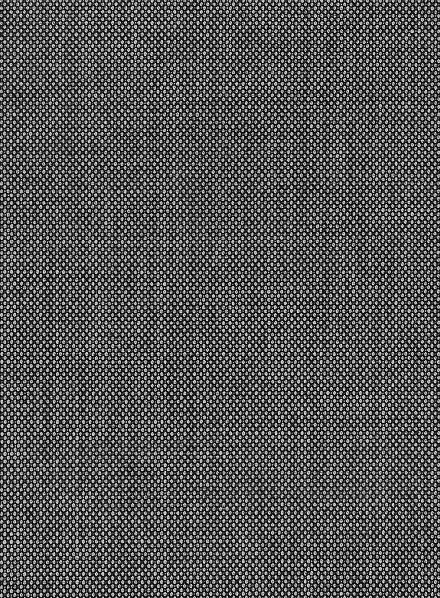Napolean Gray Birdseye Wool Tuxedo Suit - Image 7