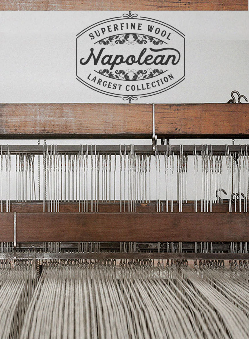 Napolean Moss Green Wool Suit - Image 8