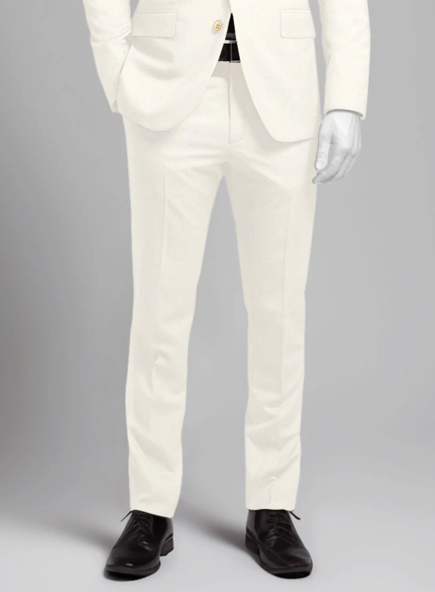 Napolean Ivory Wool Suit - Image 5