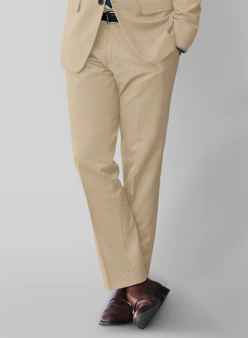 Napolean Khaki Wool Pants - Image 2