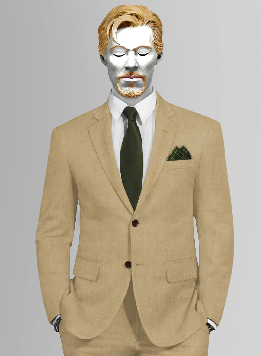 Napolean Khyber Khaki Wool Jacket - Image 2