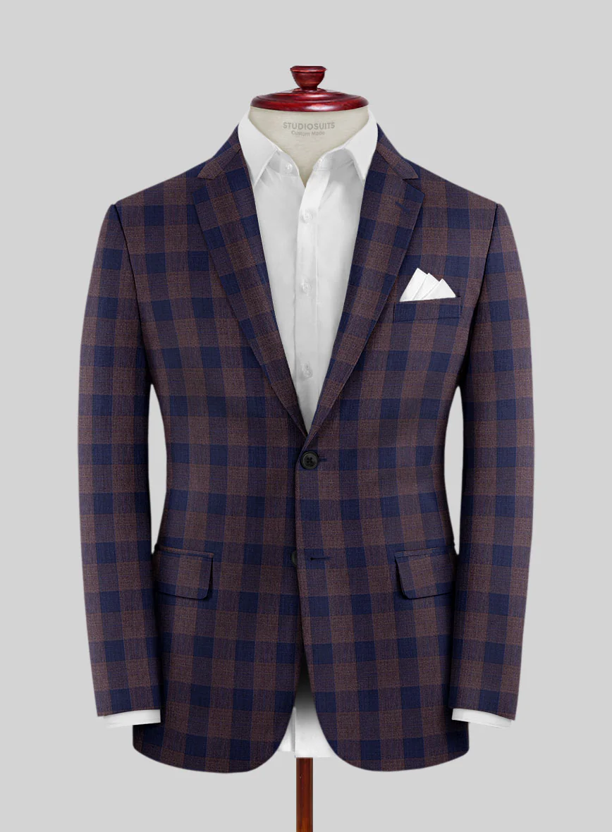 Napolean Lola Blue Wool Suit - Image 4