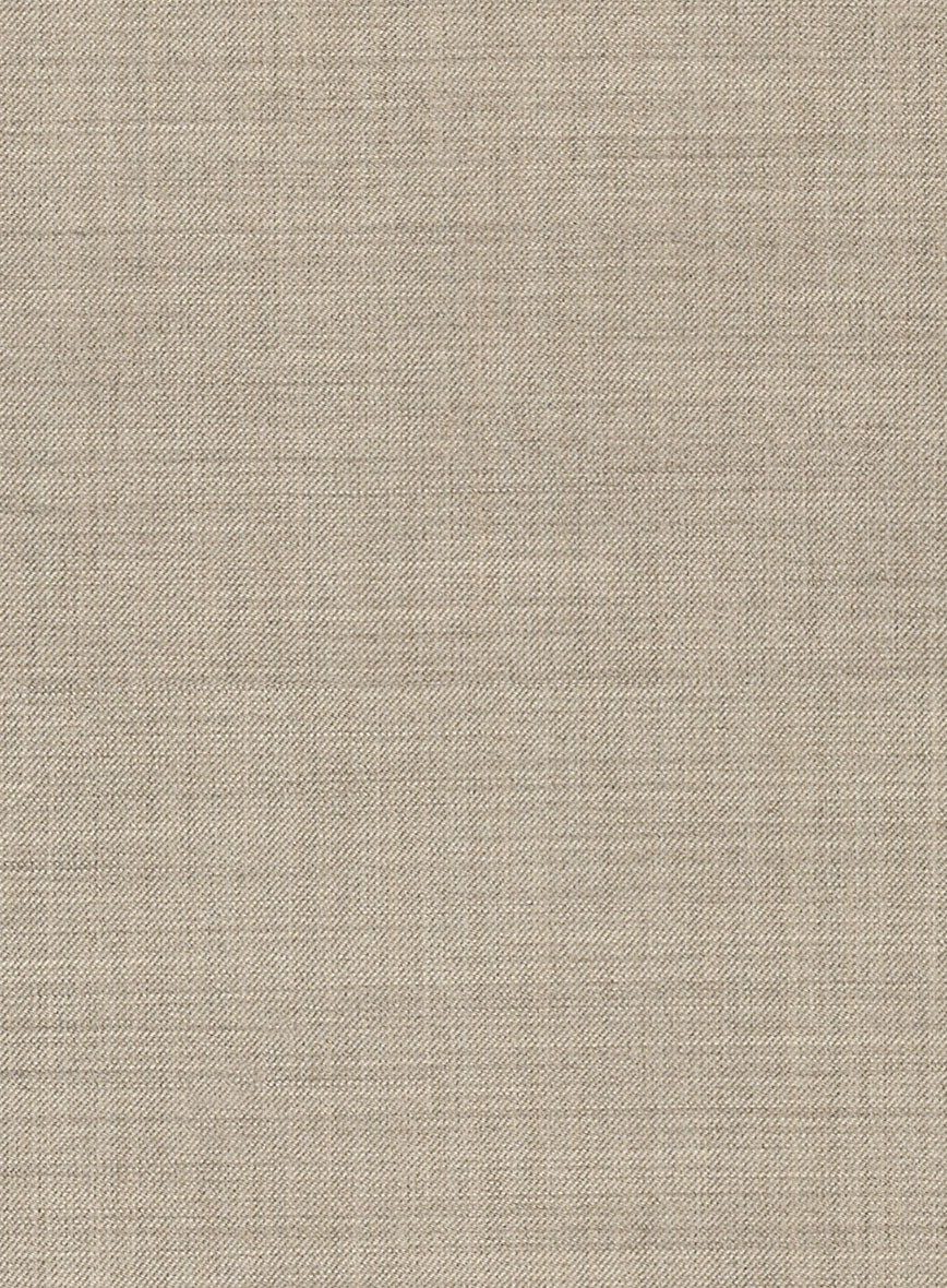 Napolean Melange Khaki Wool Pants - Image 3
