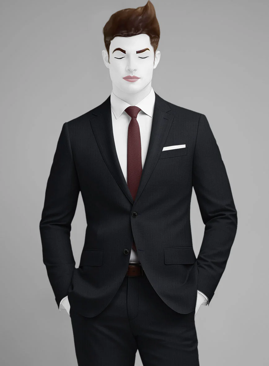Napolean Midnight Wool Suit - Image 4