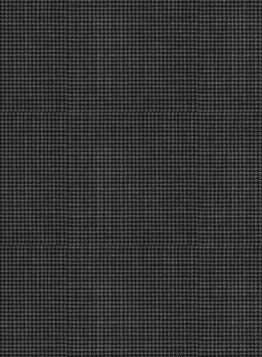 Napolean Mini Houndstooth Gray Wool Pants - Image 3