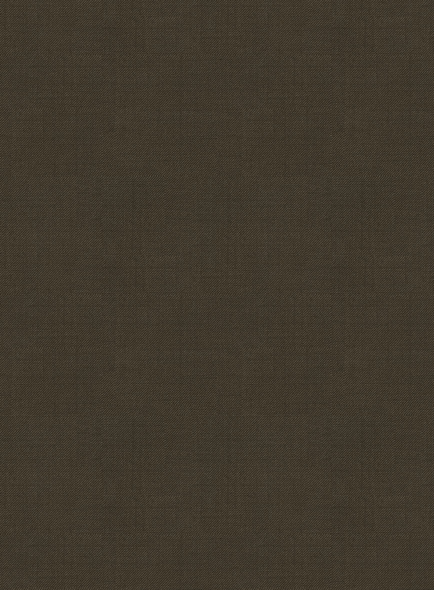 Napolean Mud Brown Wool Pants - Image 3