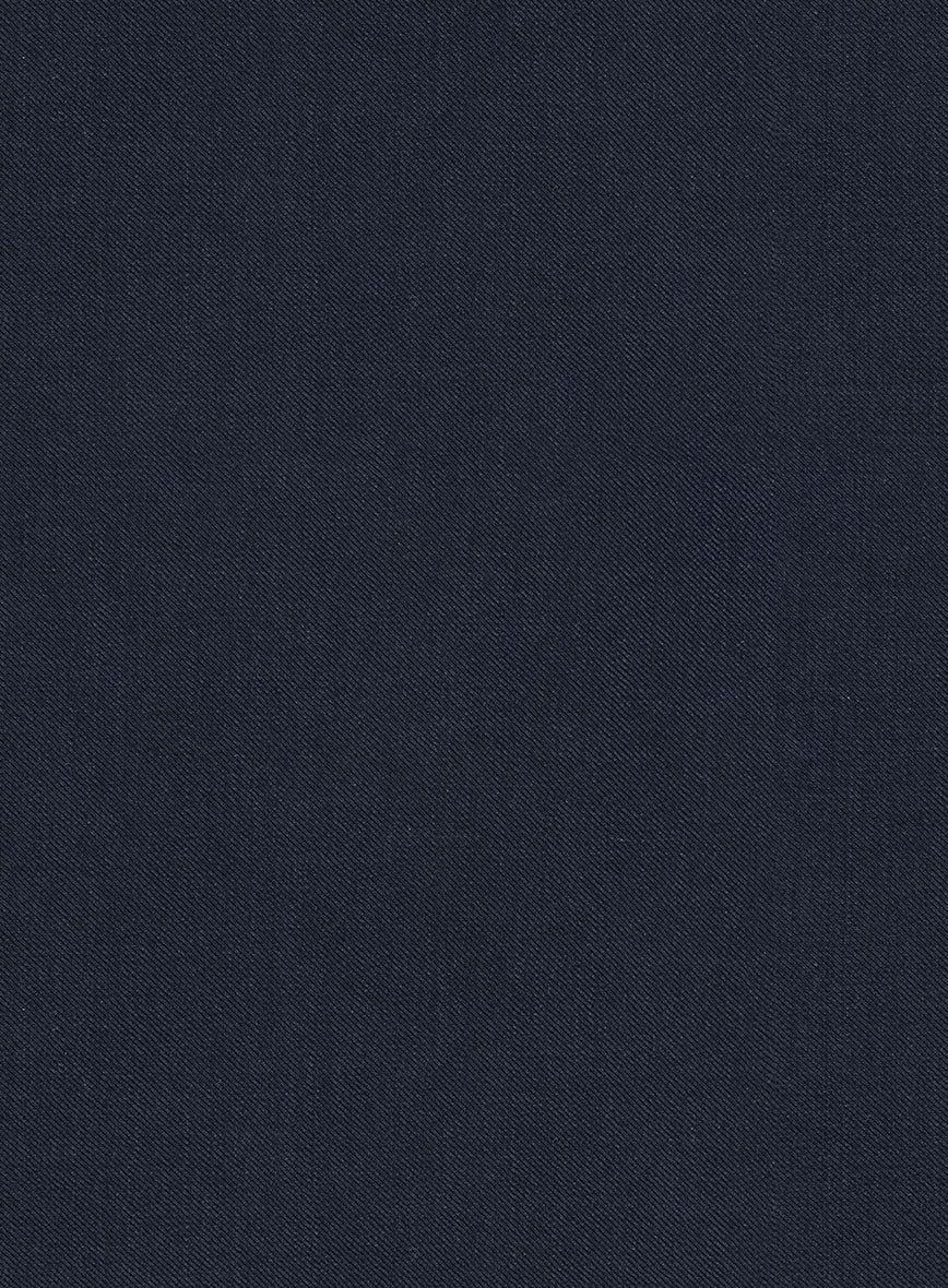 Napolean Navy Blue Wool Pants - Image 3