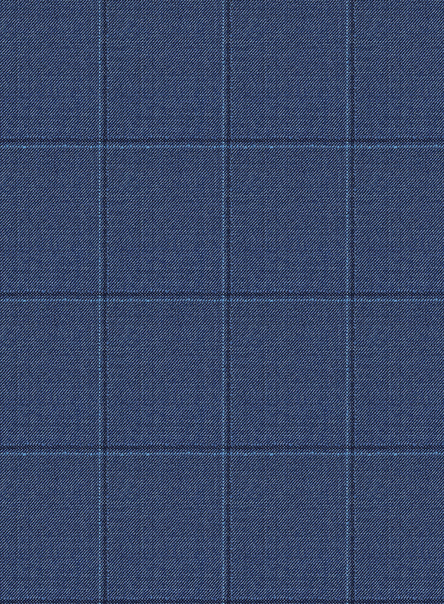 Napolean Pane Blue Wool Double Breasted Jacket - Image 2