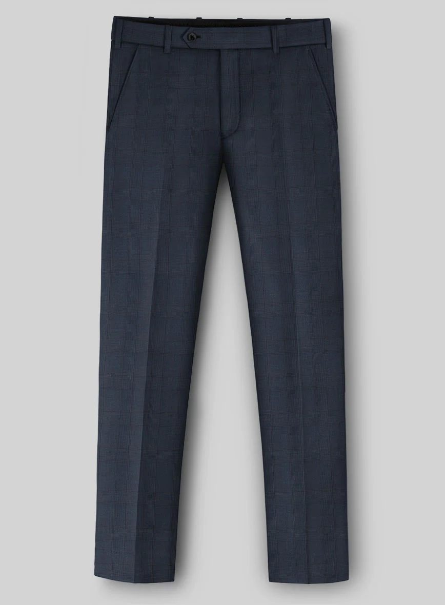 Napolean Preppy Blue Check Suit - Image 5