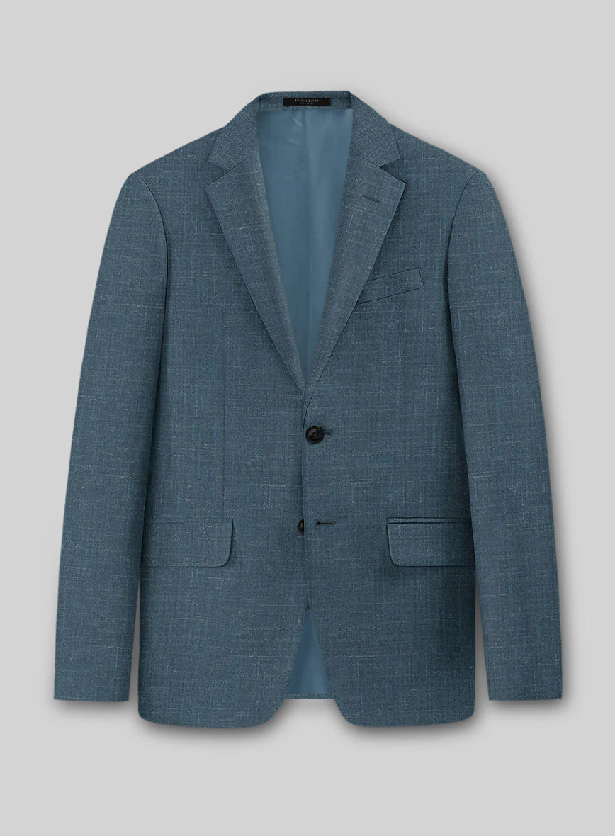 Napolean Ricci Rich Blue Wool Jacket
