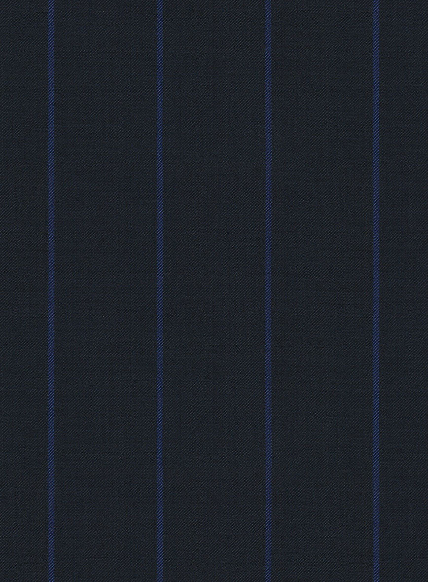Napolean Rodrio Blue Wool Double Breasted Suit - Image 6
