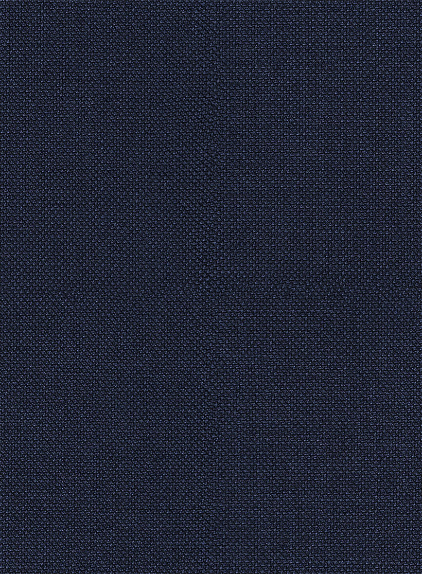 Napolean Royal Blue Birdseye Wool Pants - Image 3