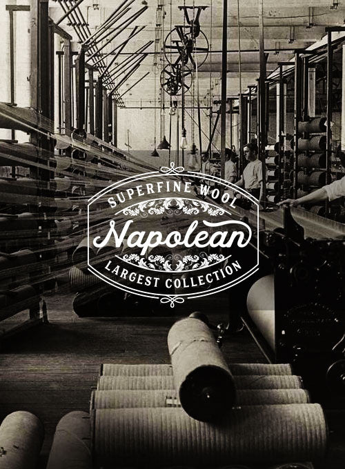 Napolean Wine Wool Double Breasted Suit - Image 5