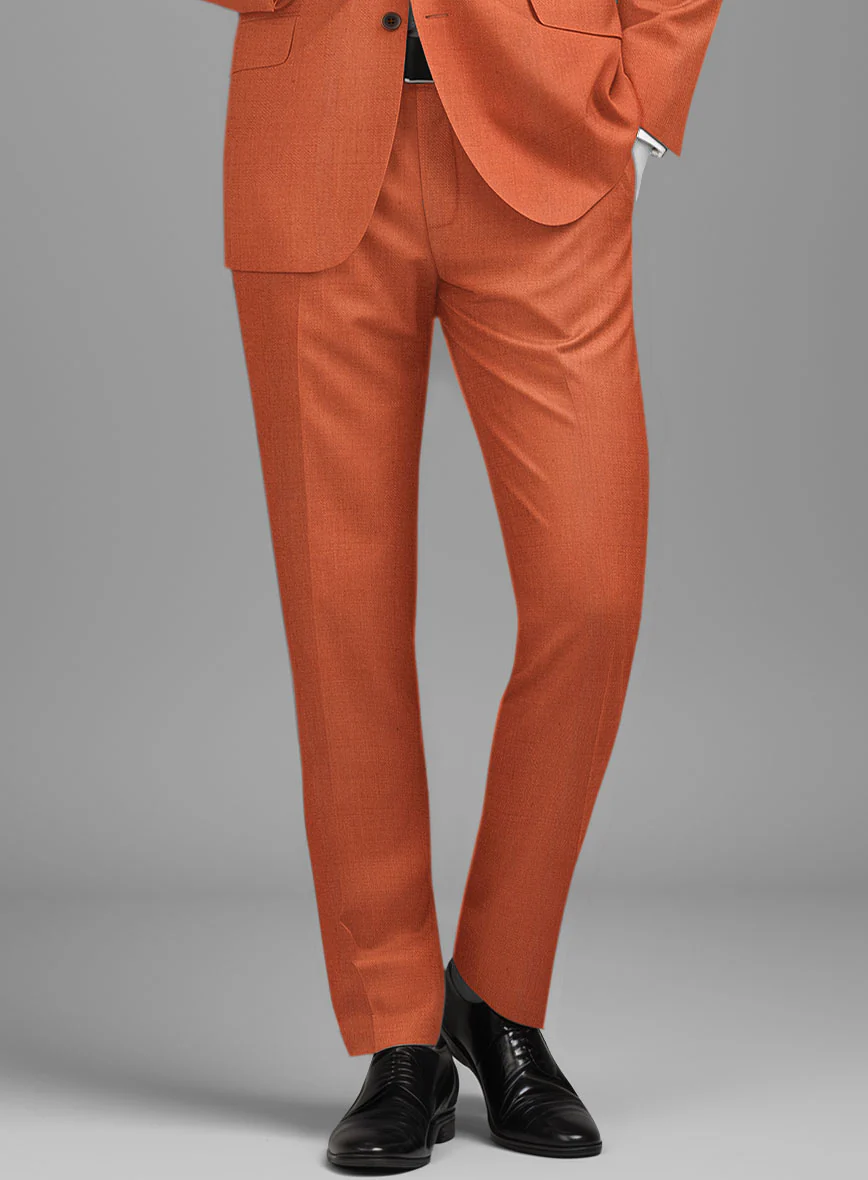 Napolean Runway Orange Wool Suit - Image 6