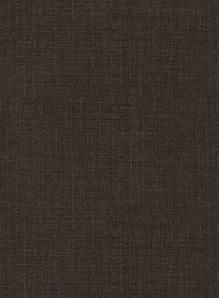 Napolean Sharkskin Brown Wool Suit - Image 8