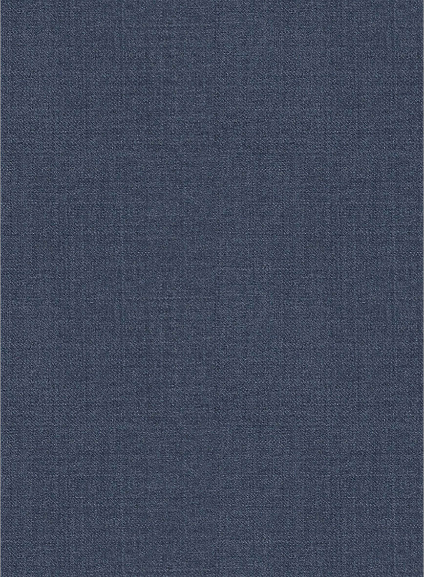 Napolean Slate Blue Wool Tuxedo Jacket - Image 3