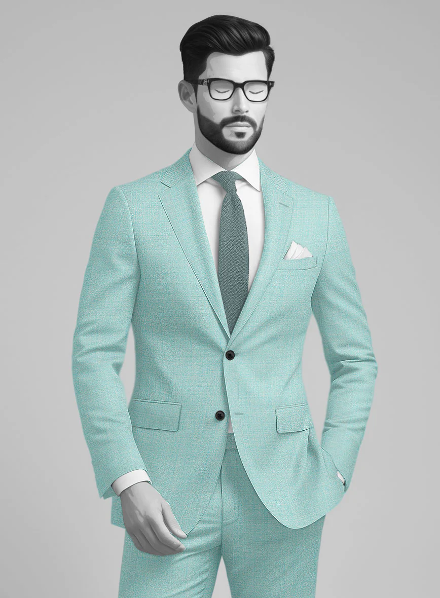 Napolean Spring Blue Wool Jacket - Image 2