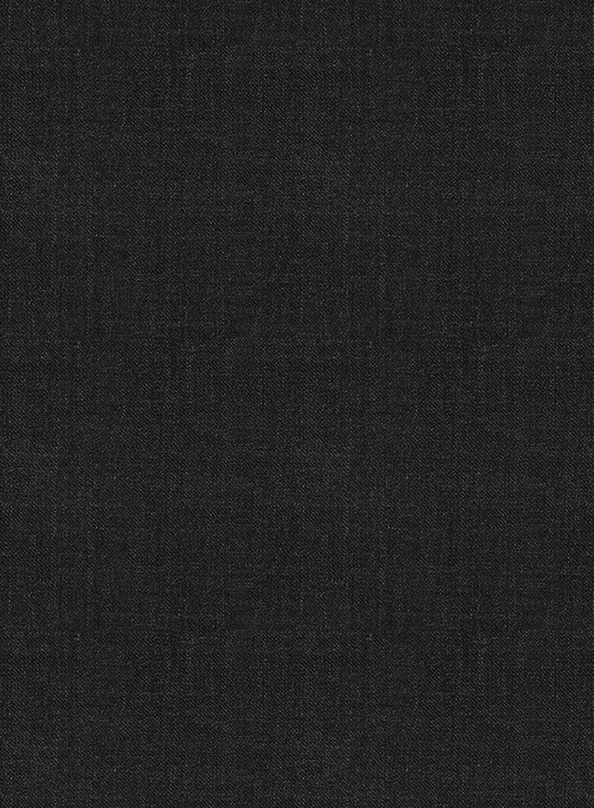 Napolean Stone Black Wool Tuxedo Jacket - Image 3