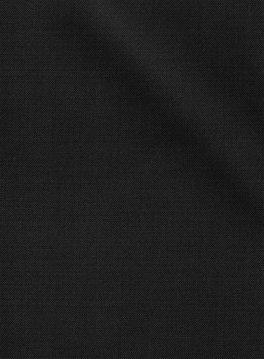 Napolean Stretch Black Wool Pants - Image 3