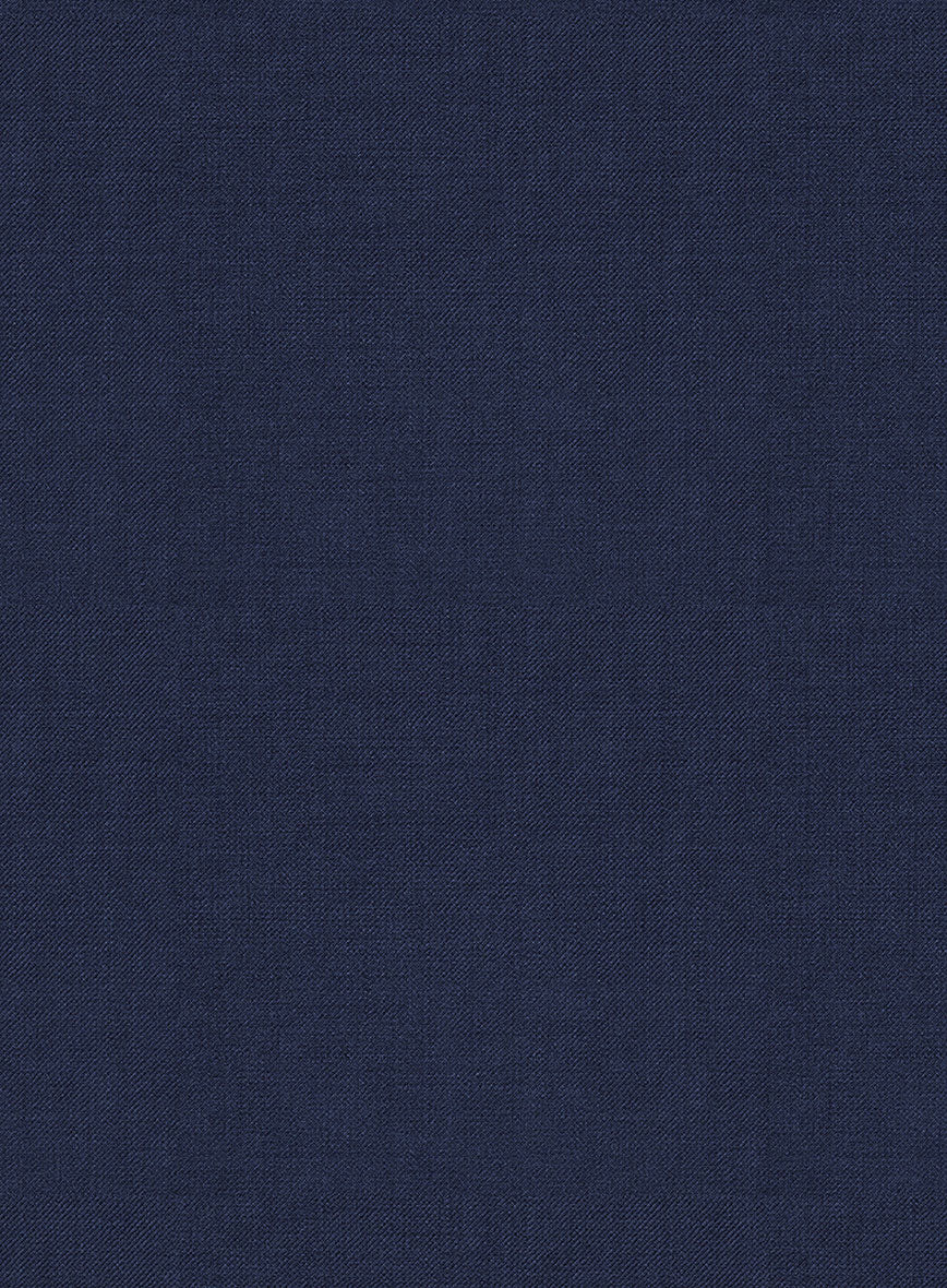 Napolean Stretch Blue Wool Suit - Image 8