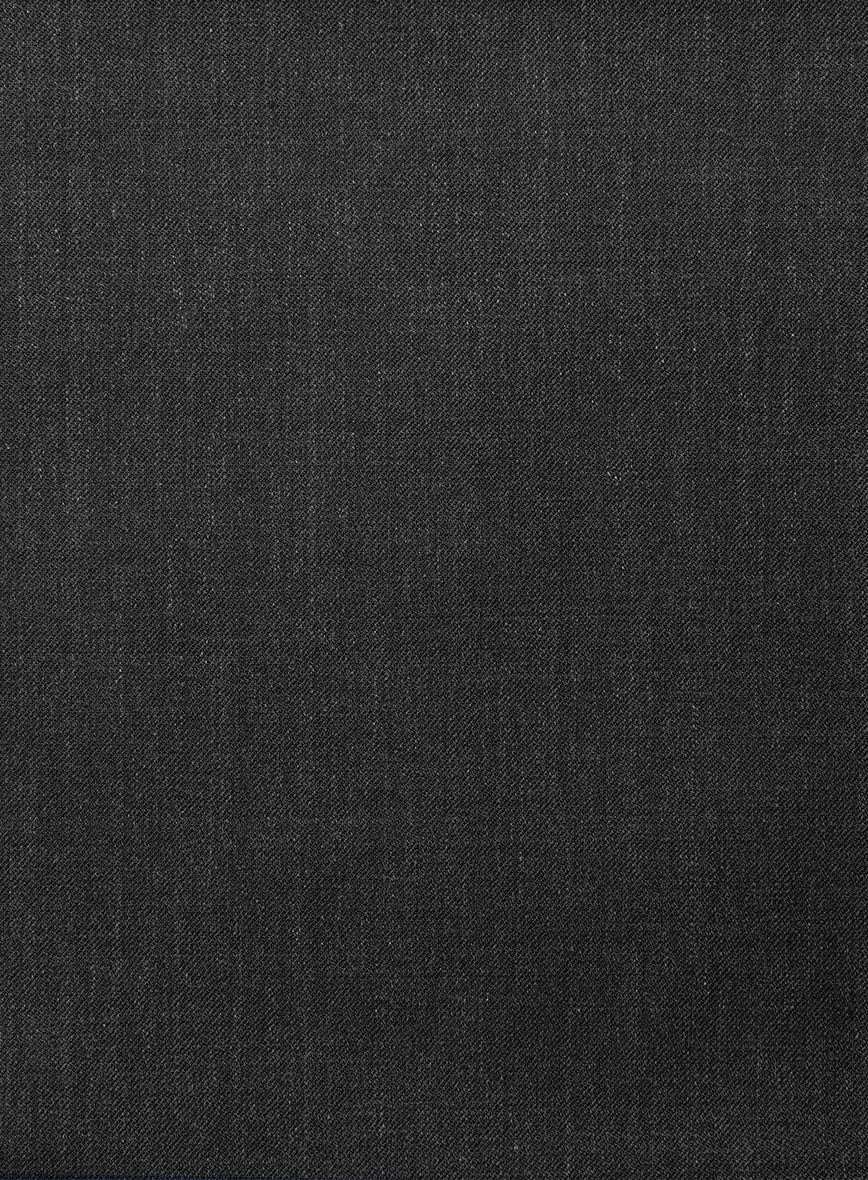 Napolean Stretch Charcoal Wool Suit - Image 7