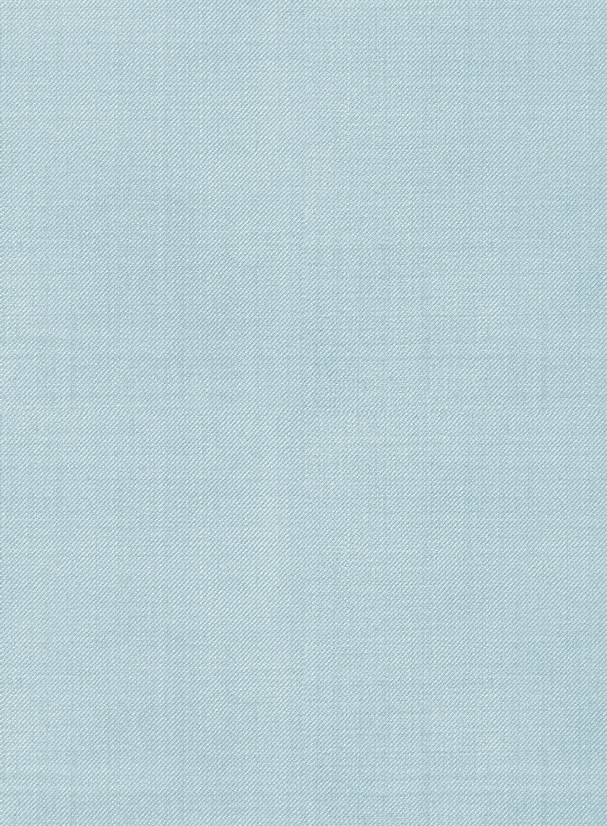 Napolean Stretch Coral Blue Wool Suit - Image 7