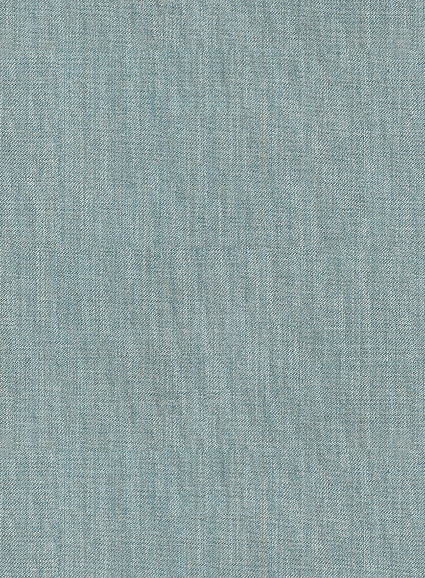 Napolean Stretch Gray Blue Wool Tuxedo Jacket - Image 3
