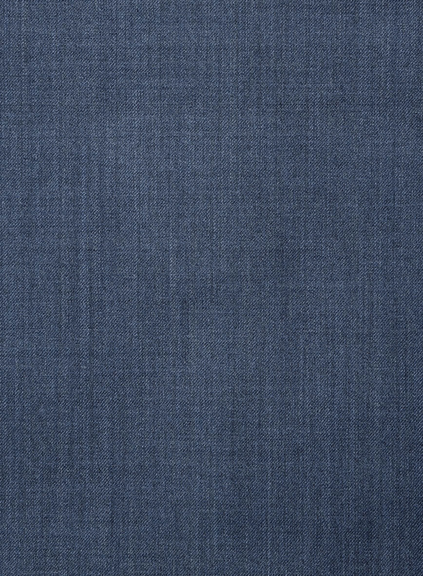 Napolean Stretch Imperial Blue Wool Jacket - Image 3