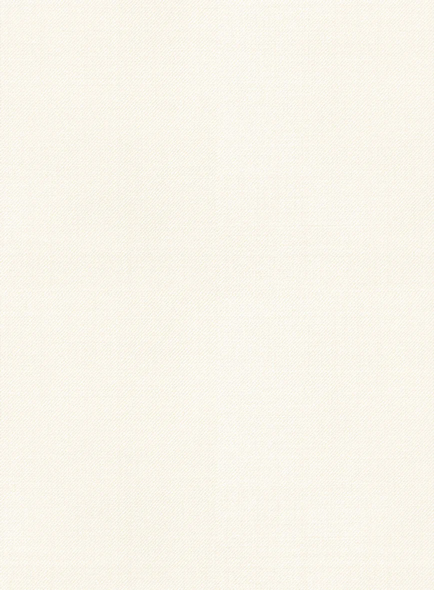 Napolean Stretch Ivory Wool Suit - Image 7