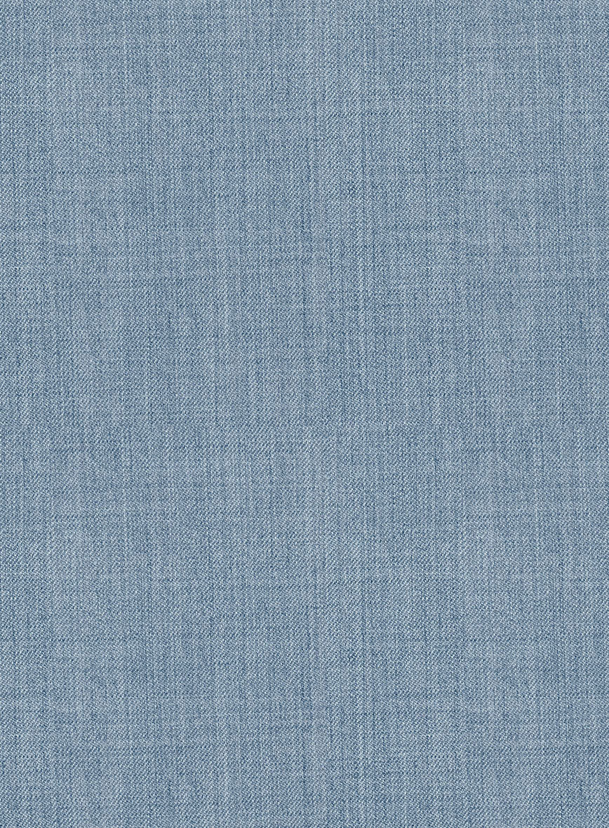 Napolean Stretch Light Blue Wool Tuxedo Jacket - Image 2