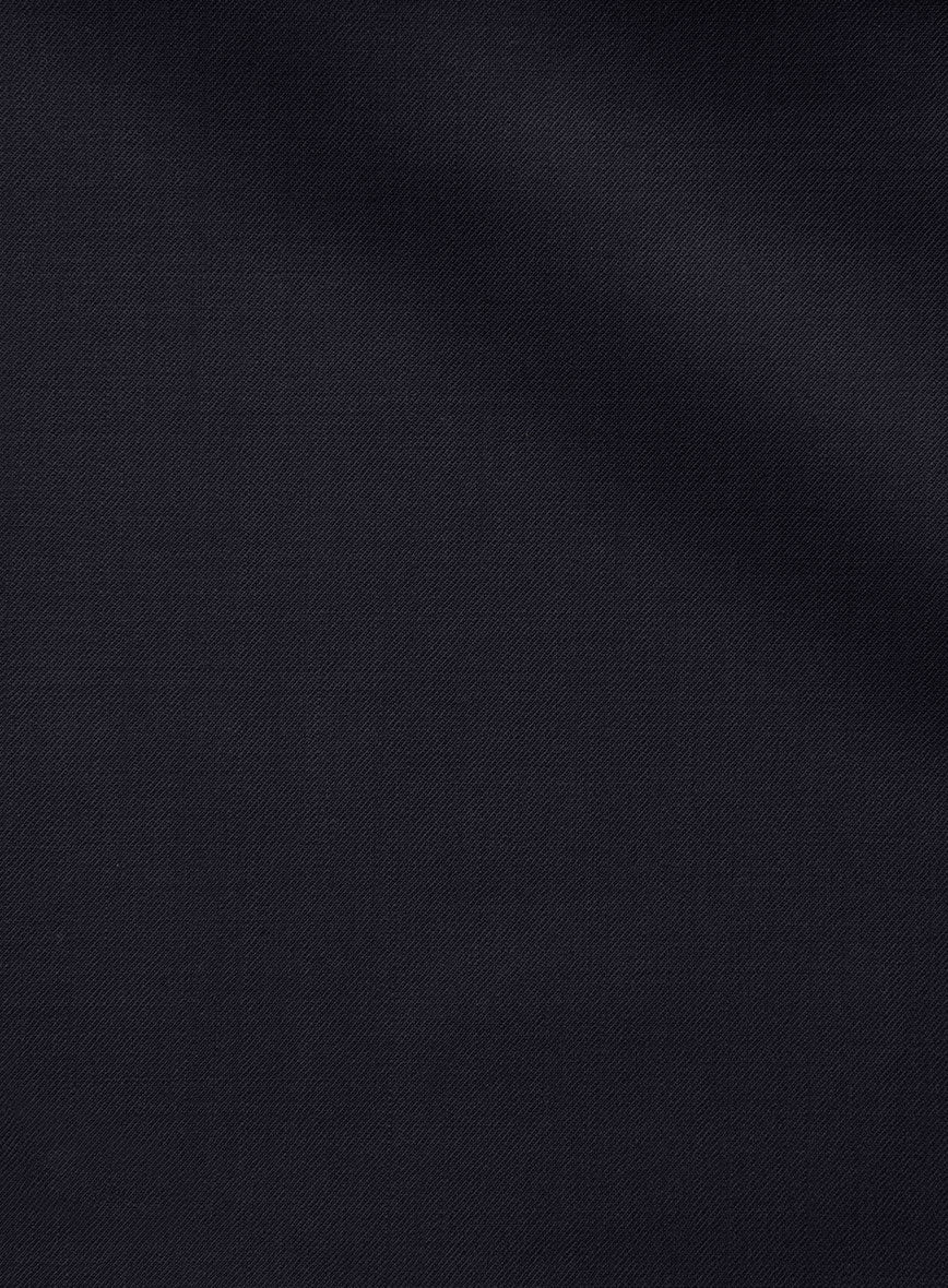 Napolean Stretch Navy Blue Wool Tuxedo Suit - Image 5