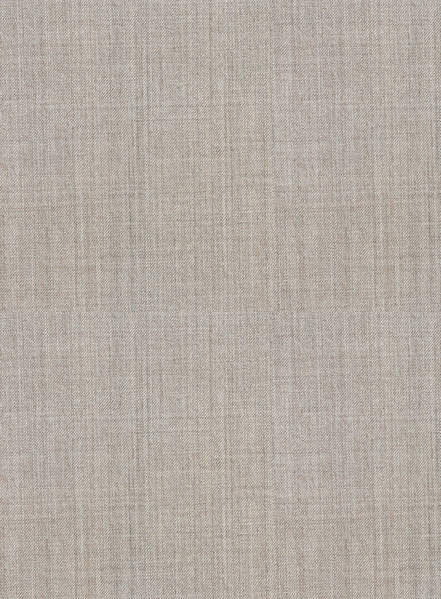 Napolean Stretch Pale Brown Wool Suit - Image 7
