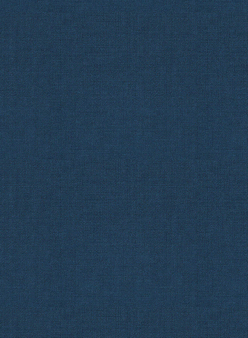 Napolean Stretch Powder Blue Wool Suit - Image 7