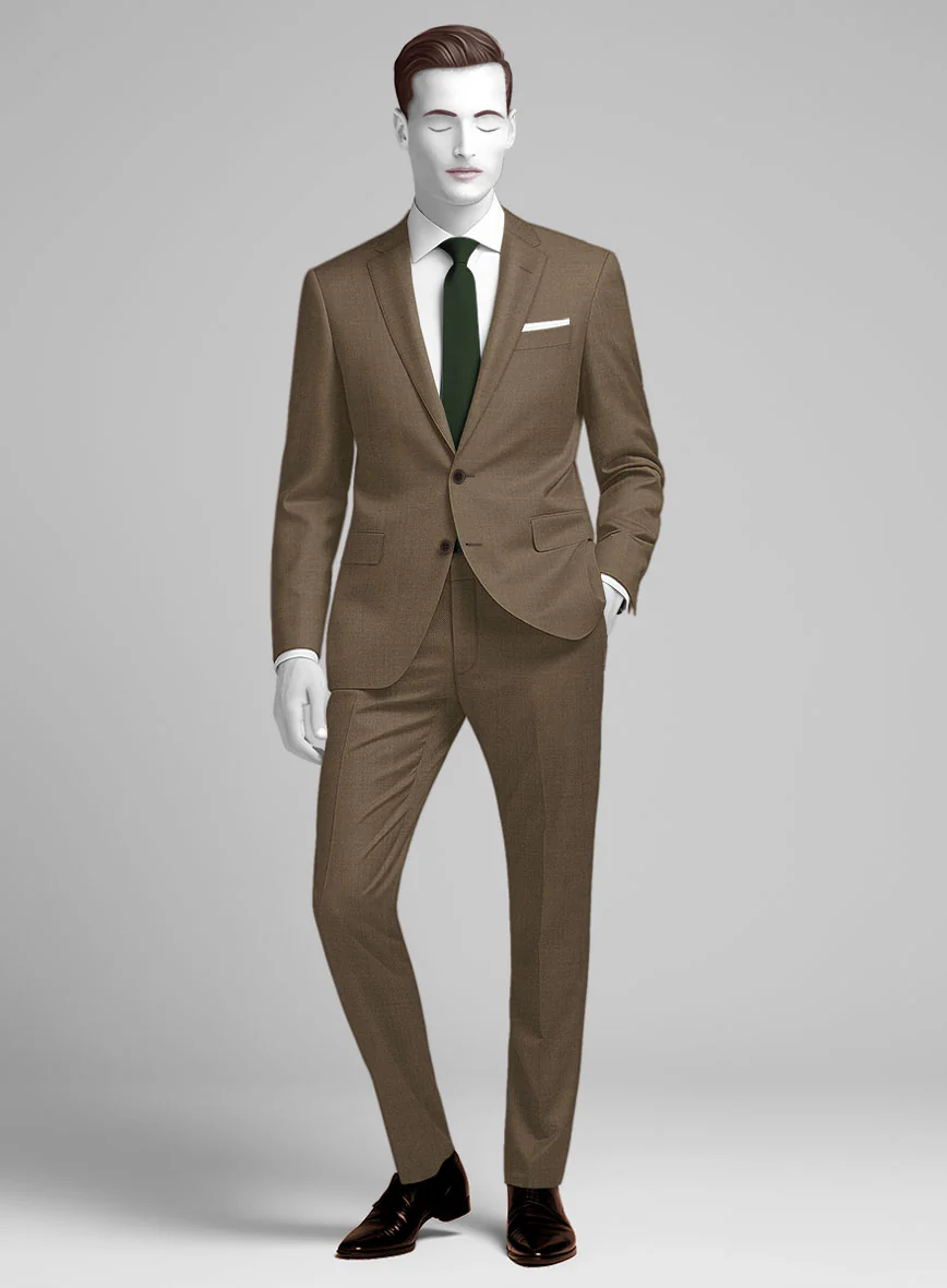 Napolean Tan Wool Suit