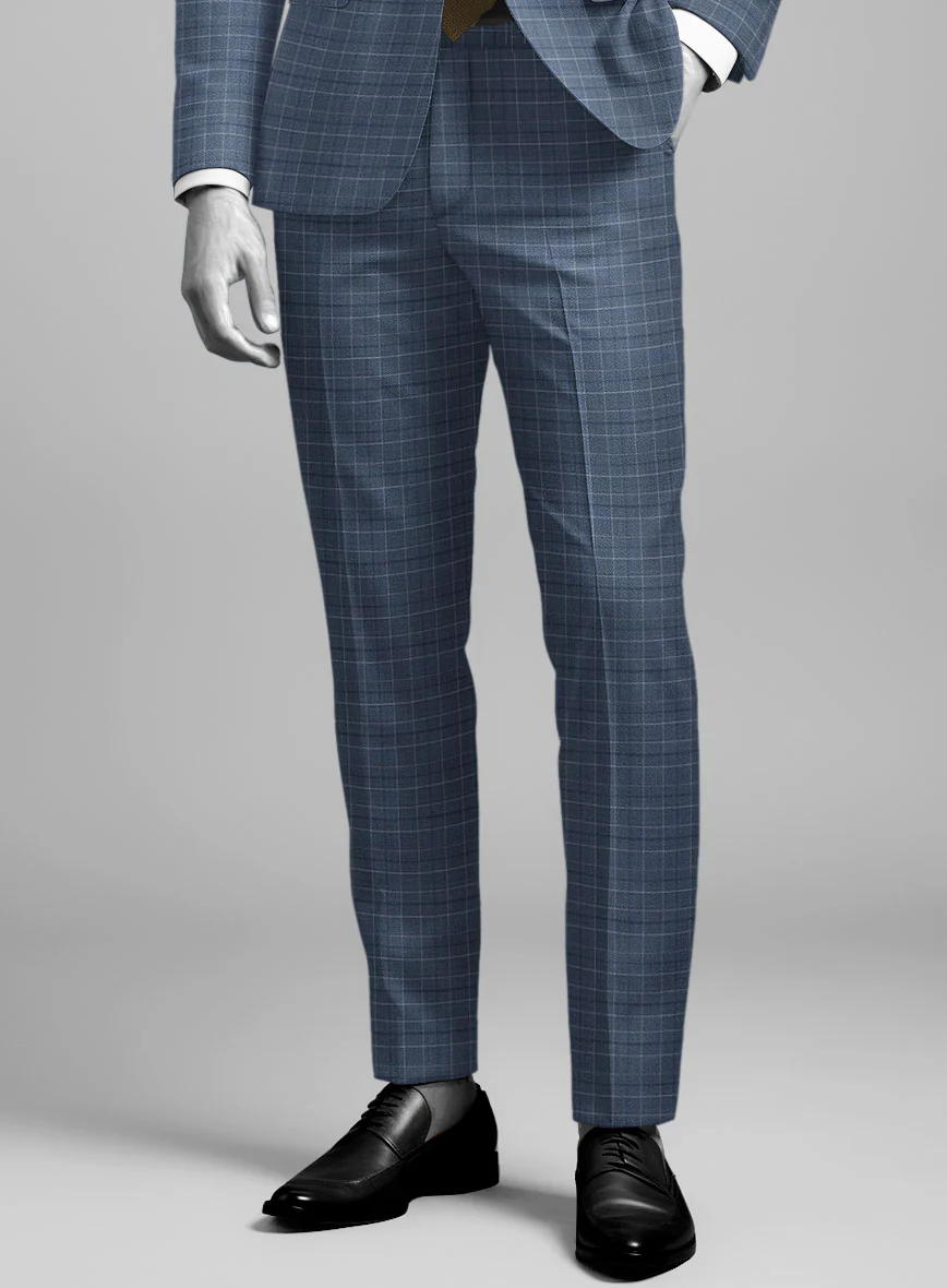 Napolean Tonia Blue Wool Suit - Image 6