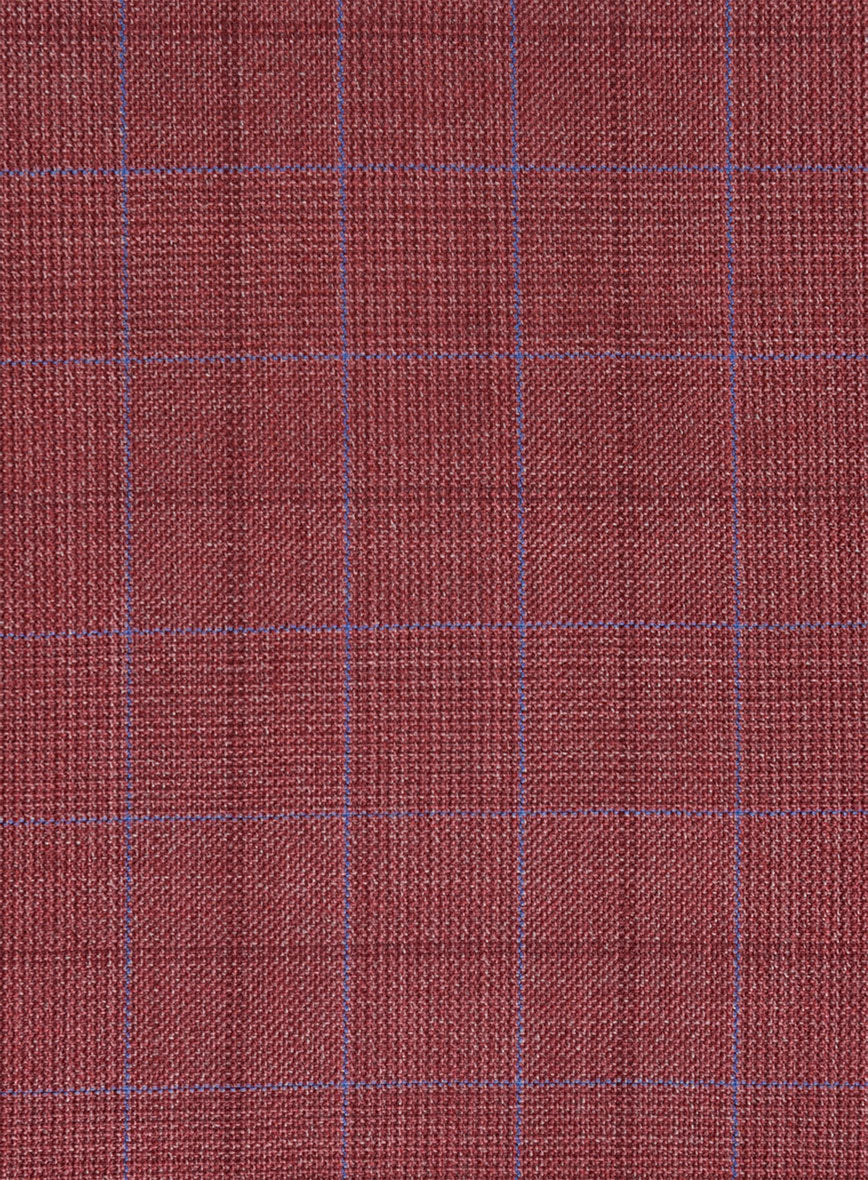 Napolean Tonia Red Wool Suit - Image 7