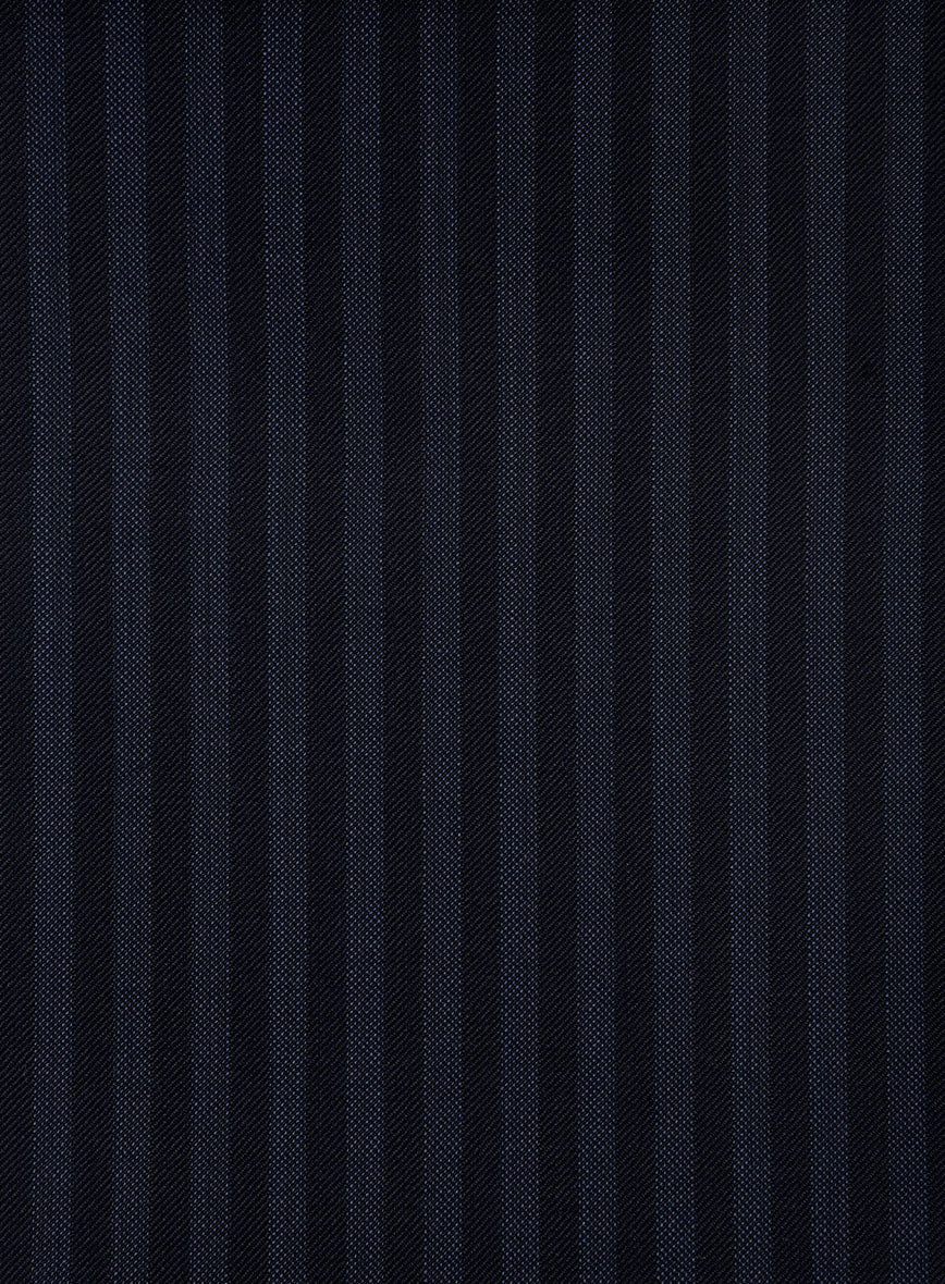 Napolean Vittore Stripe Ink Blue Wool Jacket - Image 3