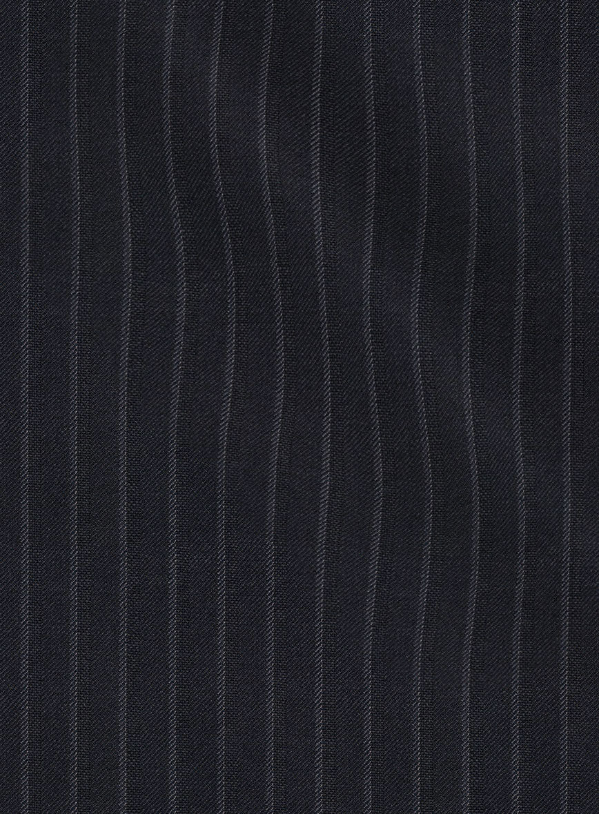 Napolean Windsor Blue Stripe Wool Pants - Image 3