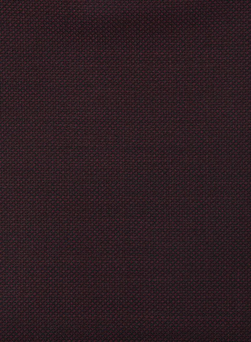 Napolean Wine Birdseye Wool Suit - Image 7