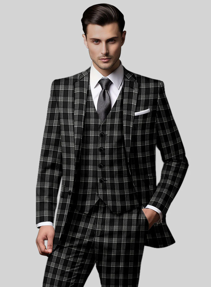 Noble Amalia Black Wool Suit - Image 3