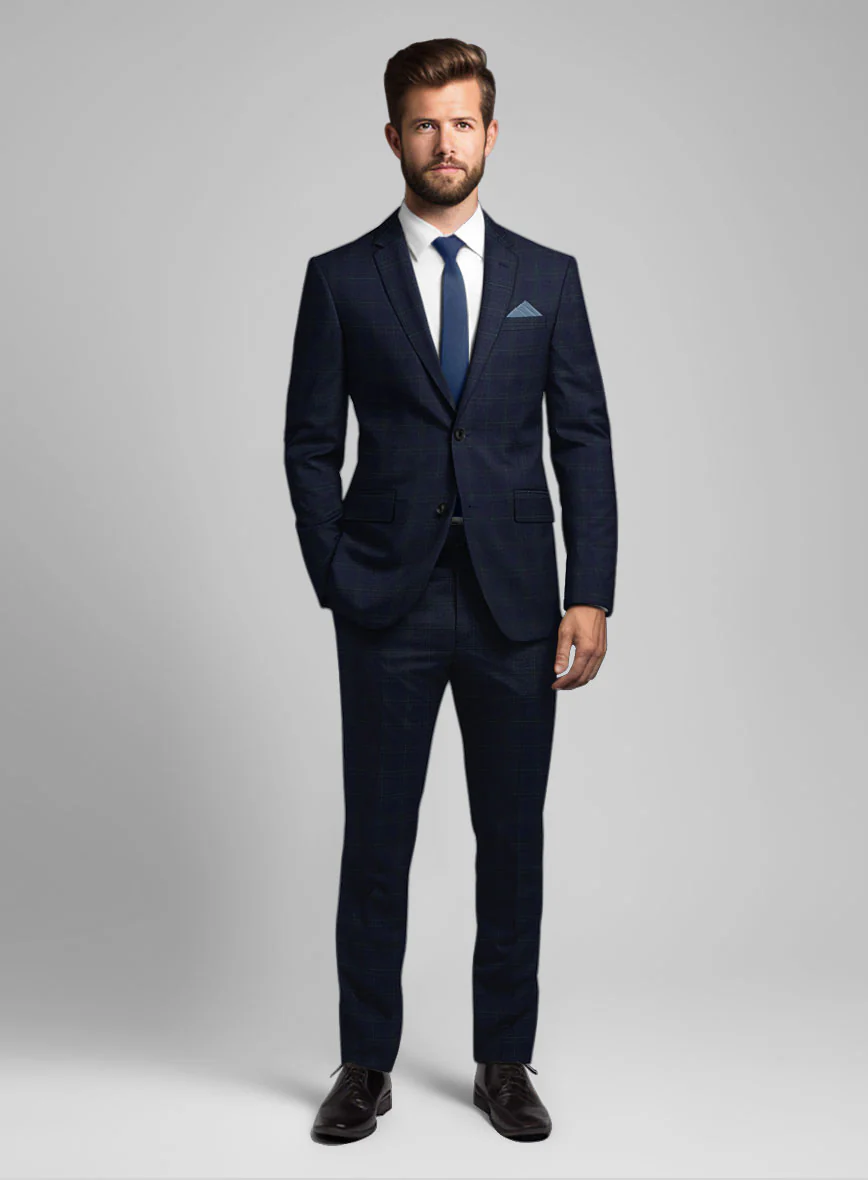 Noble Bruno Blue Wool Suit
