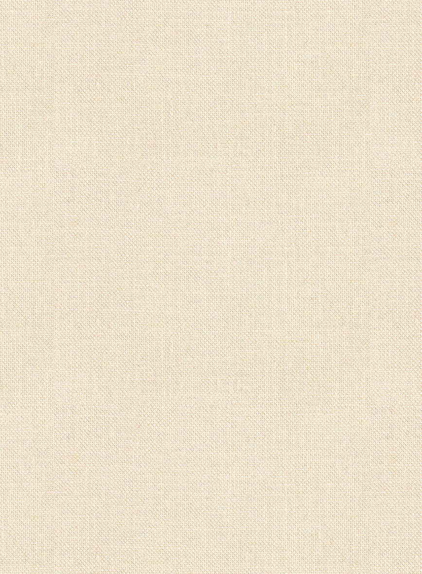 Noble Cream Wool Silk Linen Jacket - Image 3