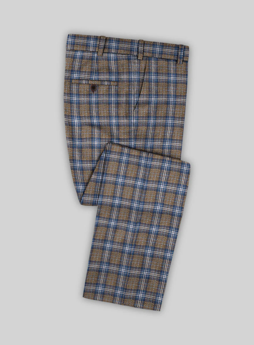 Noble Daniel Tartan Wool Silk Linen Suit - Image 6